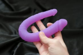 REVIEW of the Double Realistic Dildo: Double = a slightly off-the-mark sum of great features